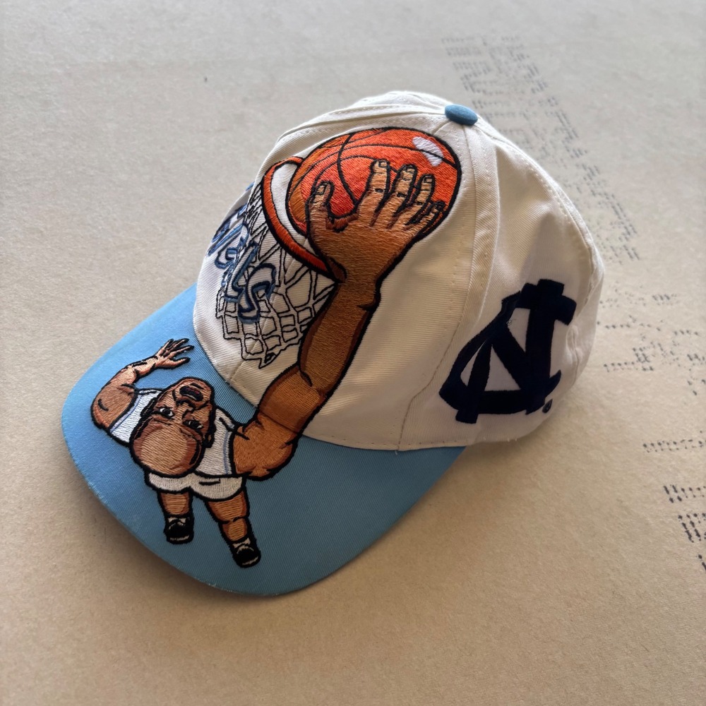 Vintage 90s UNC Tar Heels Slam Dunk Snapback Hat Rare‎ ONLY ONE ON THE MARKET